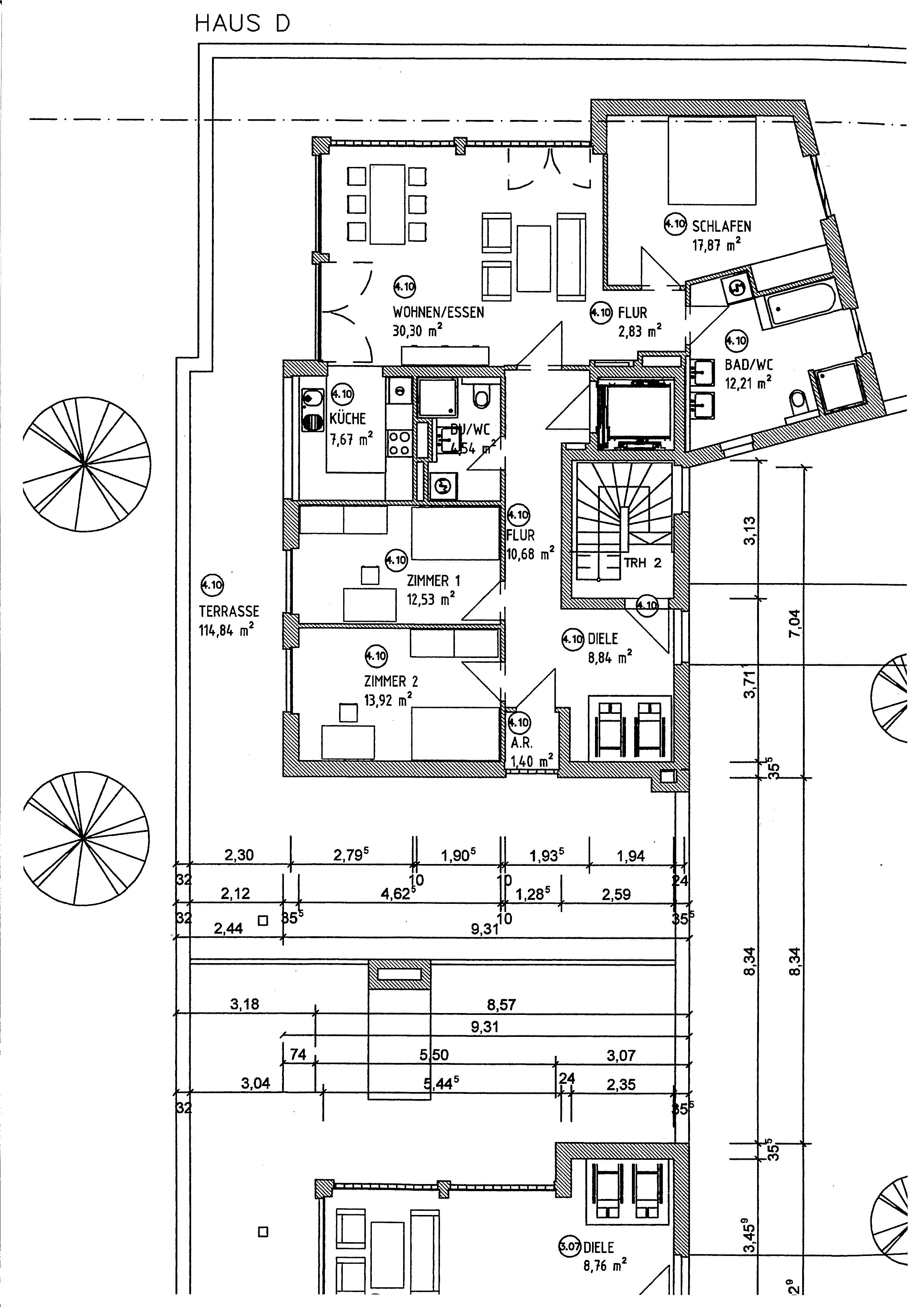 Penthouse zur Miete 2.090 € 4 Zimmer 176,6 m²<br/>Wohnfläche 4.<br/>Geschoss ab sofort<br/>Verfügbarkeit Schweden 10 Rheinfelden Rheinfelden (Baden) 79618