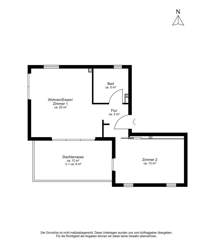 Wohnung zum Kauf 499.000 € 2 Zimmer 47 m²<br/>Wohnfläche 2.<br/>Geschoss Bahrenfeld Hamburg 22607