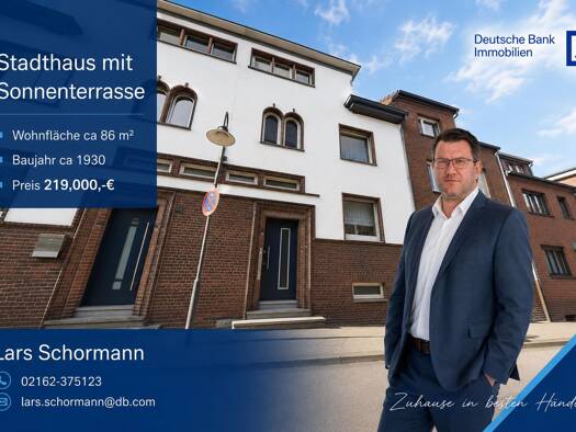 Reihenmittelhaus zum Kauf 219.000 € 4 Zimmer 86 m² 117 m² Grundstück Stadtmitte Viersen 41747