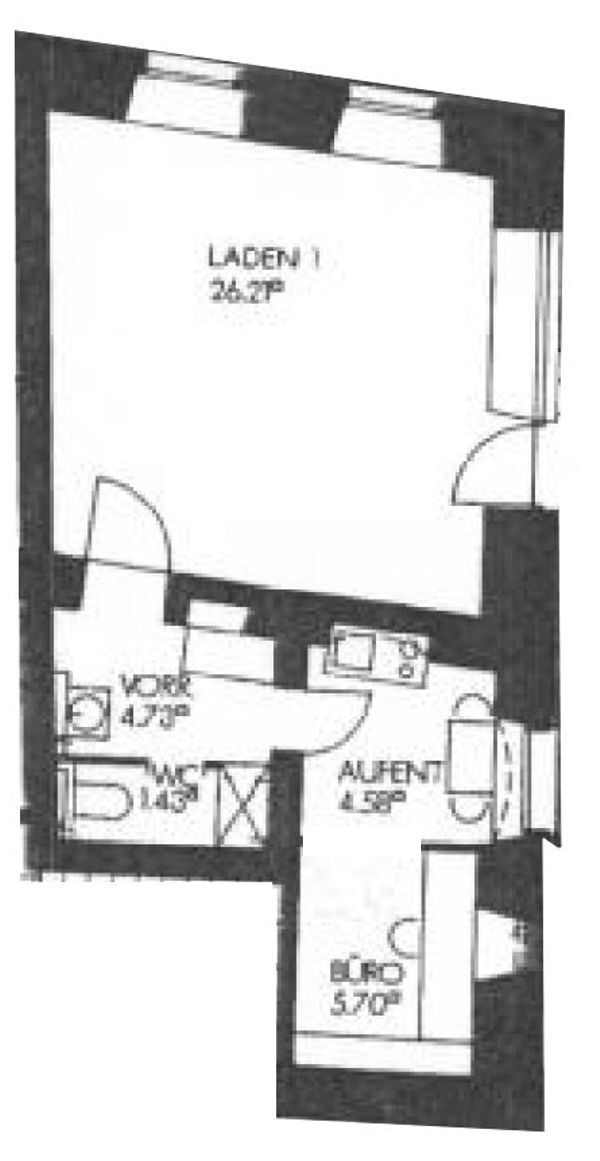 Laden zum Kauf 258.000 € 2 Zimmer 43 m²<br/>Verkaufsfläche Westnerwacht Regensburg 93047