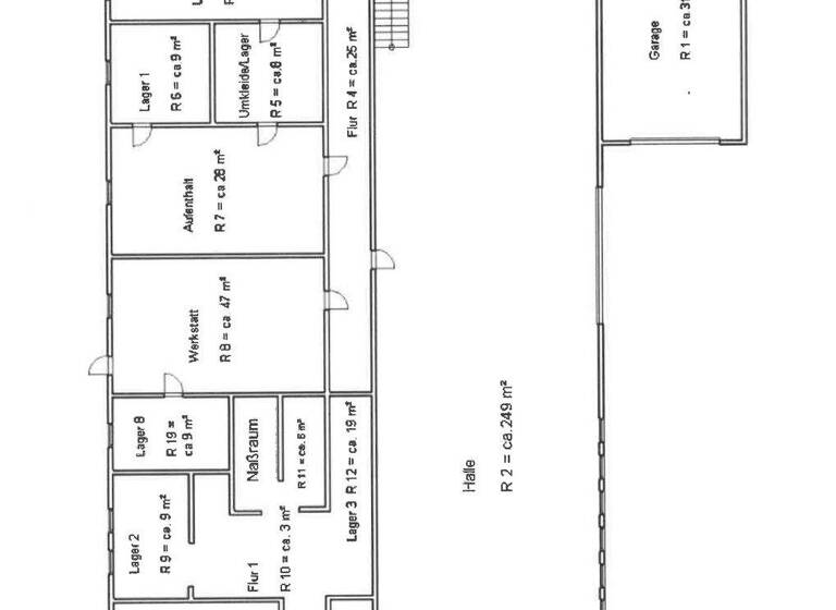 Lagerhalle zur Miete provisionsfrei 3.500 € 949 m² Lagerfläche Dölitz-Dösen Leipzig 04279