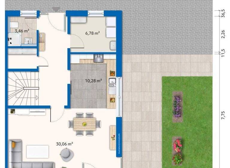 Doppelhaushälfte zum Kauf - Erstbezug 525.000 € 5 Zimmer 120 m² 413 m² Grundstück Oesinghausen Engelskirchen / Oesinghausen 51766