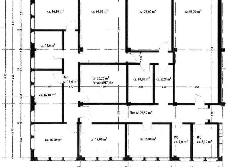 Büro zur Miete 1.382 € 11 Zimmer 307 m² Bürofläche Neuenland Bremen 28199