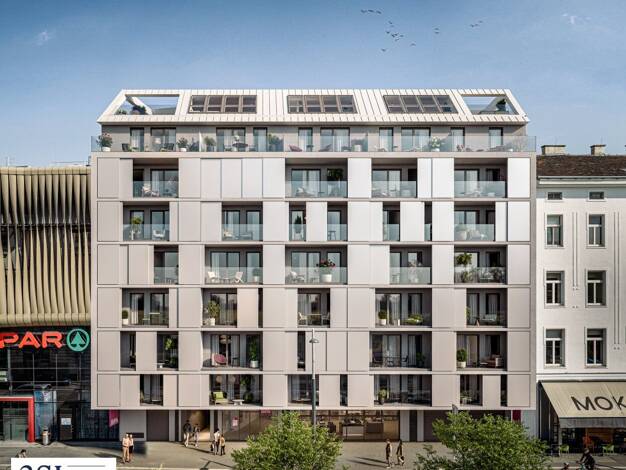 Wohnung zum Kauf - Erstbezug 298.300 € 2 Zimmer 47,8 m² 1. Geschoss Am Spitz 5 Floridsdorf 1210