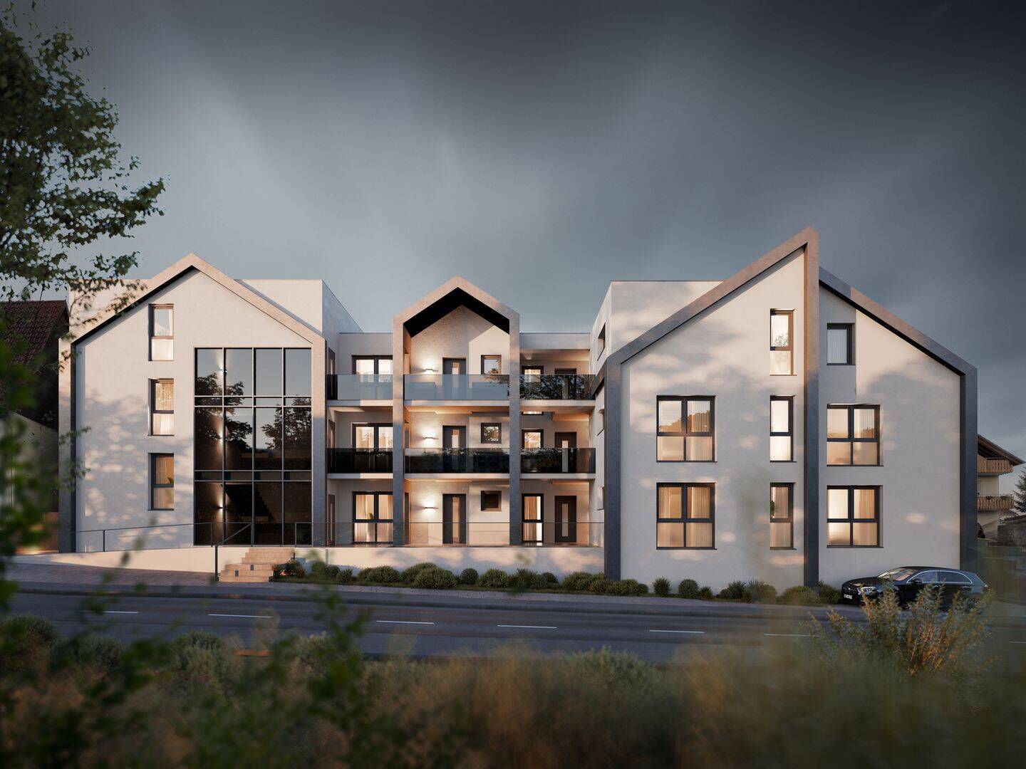 Immobilie in Empfingen - W8 - Balkontraum mit Parkblick,entspannt wohnen über dem Alltag - Bild 1