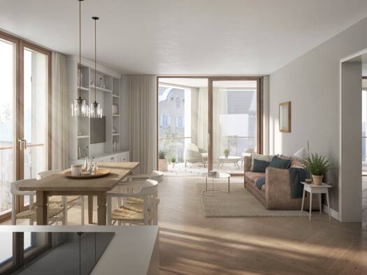 Wohnung zum Kauf - Erstbezug provisionsfrei 1.095.000 € 4 Zimmer 123 m² 2. Geschoss Kirchzeile 1 Bad Aibling 83043