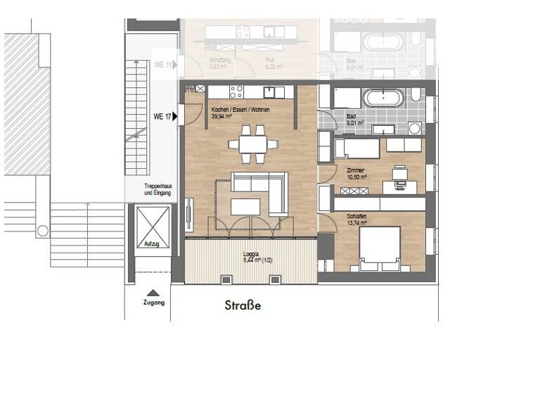 Wohnung zum Kauf provisionsfrei 399.000 € 3 Zimmer 78,6 m²<br/>Wohnfläche EG<br/>Geschoss Eutritzsch Leipzig 04129