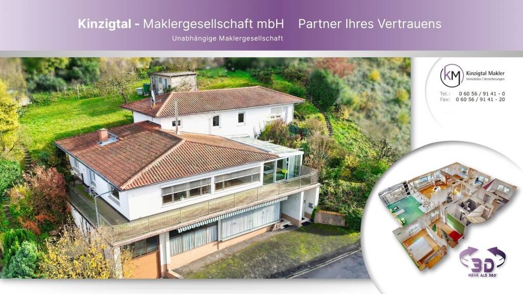 Einfamilienhaus zum Kauf provisionsfrei 415.000 € 7 Zimmer 227 m² 1.183 m² Grundstück frei ab sofort Aufenau Wächtersbach 63607