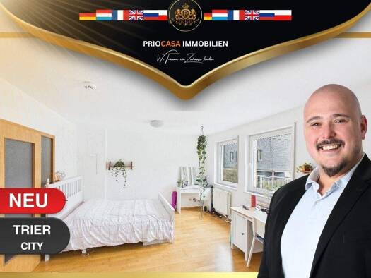 Studio zur Miete 500 € 1 Zimmer 35 m² 1. Geschoss frei ab sofort Innenstadt Trier 54290