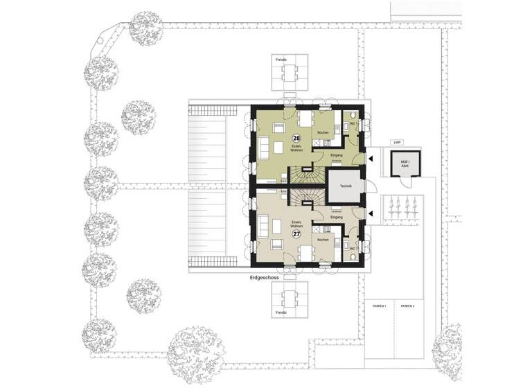 Haus zum Kauf - Erstbezug 495.000 € 3 Zimmer 91 m² 852 m² Grundstück Ranzow Lohme 18551