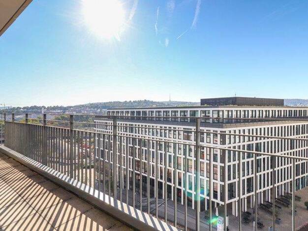 Wohnung zur Miete 1.510 € 2 Zimmer 96,1 m² 5. Geschoss frei ab 01.01.2026 Mailänder Platz 19 Mitte Stuttgart-Mitte 70173