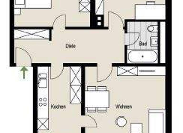 Wohnung zum Kauf provisionsfrei 459.000 € 3 Zimmer 81 m² 2. Geschoss Mauenheim Köln 50739