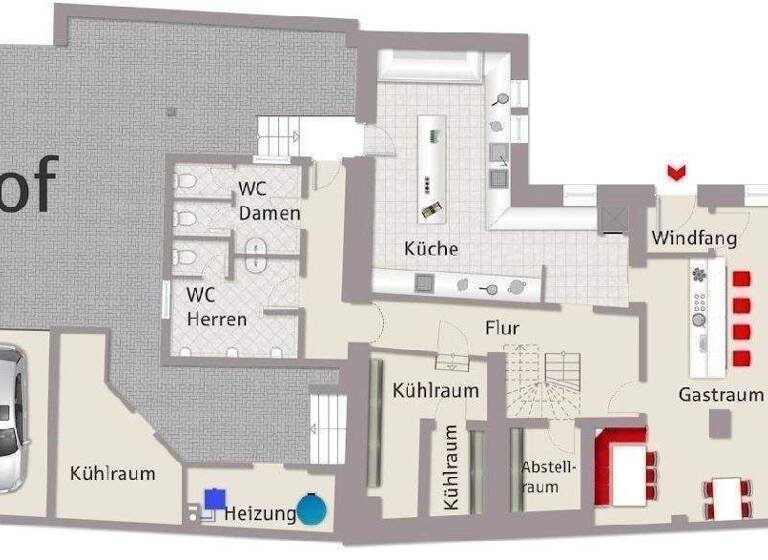 Gastronomie/Hotel zum Kauf 320.000 € 210,5 m² Gastrofläche 380 m² Grundstück Thüngersheim 97291