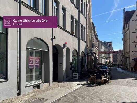 Laden zur Miete 900 € 1 Zimmer 30 m² Verkaufsfläche Kleine Ulrichstraße 24b Altstadt Halle 06108