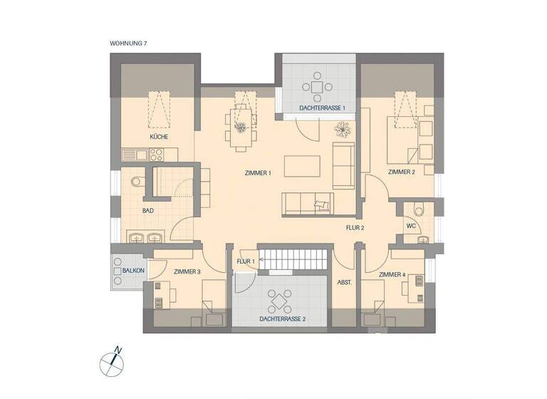 Wohnung zum Kauf 499.900 € 4 Zimmer 98,6 m² Neustädter Straße 39 Titisee Titisee-Neustadt 79822