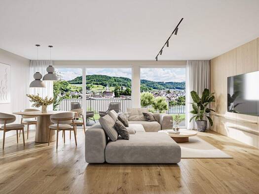 Wohnung zum Kauf - Neubau provisionsfrei 445.000 € 2,5 Zimmer 81,2 m² EG frei ab sofort Säckinger Straße 9 Laufenburg Laufenburg (Baden) 79725