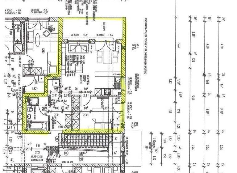 Wohnung zur Miete 810 € 2 Zimmer 60 m² 1. Geschoss frei ab 01.06.2026 Friedrichshofen Ingolstadt 85049
