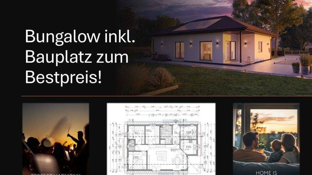 Bungalow zum Kauf provisionsfrei 496.866 € 5 Zimmer 104 m² 554 m² Grundstück Paaren im Glien Schönwalde-Glien 14621