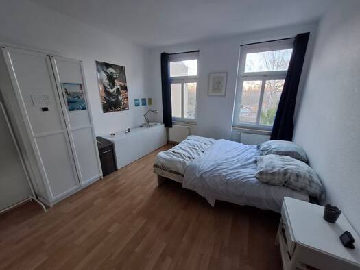 Wohnung zur Miete 452 € 2 Zimmer 62,5 m² Geschoss 2/5 frei ab 01.04.2026 Schönefeld-Abtnaundorf Leipzig 04347