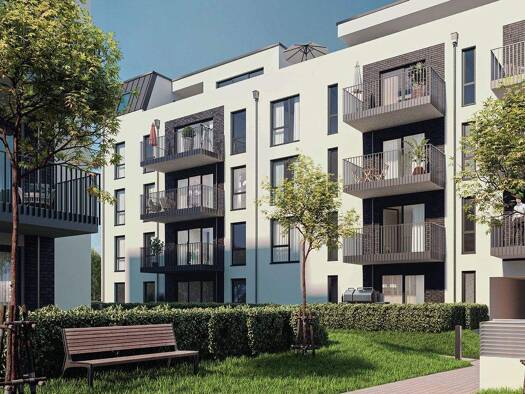 Wohnung zum Kauf - Neubau provisionsfrei als Kapitalanlage geeignet 295.000 € 1 Zimmer 31 m² Dieburger Straße 12 Fechenheim Ost 60386