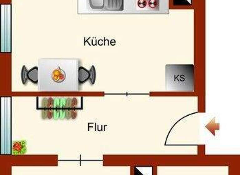 Wohnung zum Kauf provisionsfrei 179.000 € 2 Zimmer 60 m² EG Espan Fürth 90765