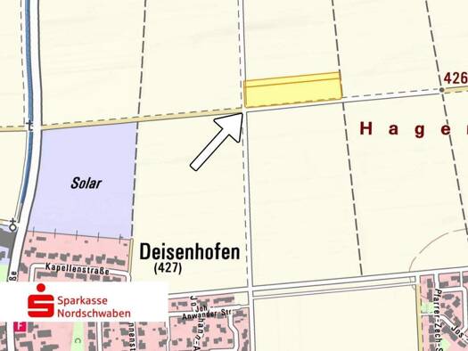 Land-/Forstwirtschaft zum Kauf 12.892 m² Grundstück Deisenhofen Höchstädt 89420