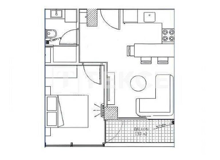 Studio zum Kauf 88.000 € 2 Zimmer 55 m² EG Antalya 07112