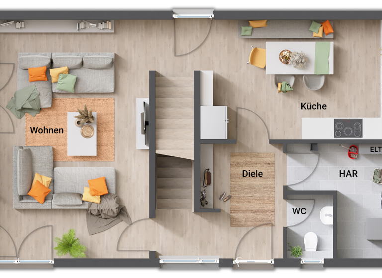 Einfamilienhaus zum Kauf provisionsfrei 309.890 € 4 Zimmer 135 m² 1.332 m² Grundstück Heemsen 31622