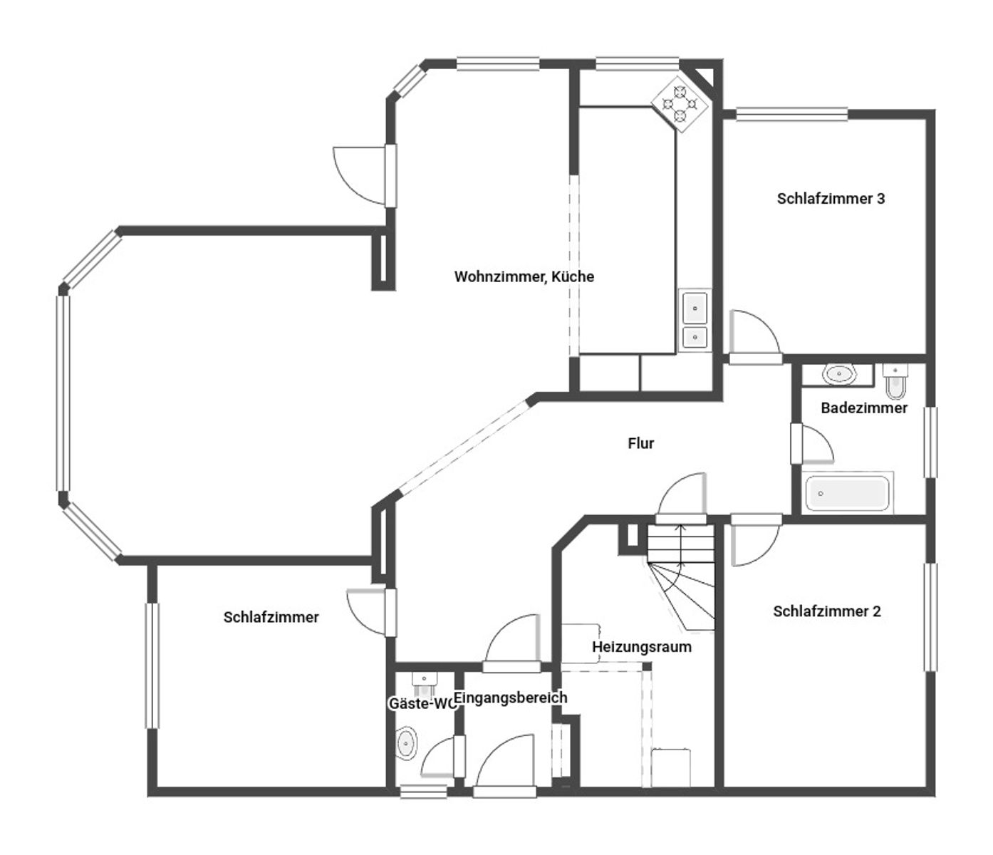 Immobilie zum Kauf als Kapitalanlage geeignet 275.000 € 5 Zimmer 131 m²<br/>Fläche 346,2 m²<br/>Grundstück Gifhorn Gifhorn 38518