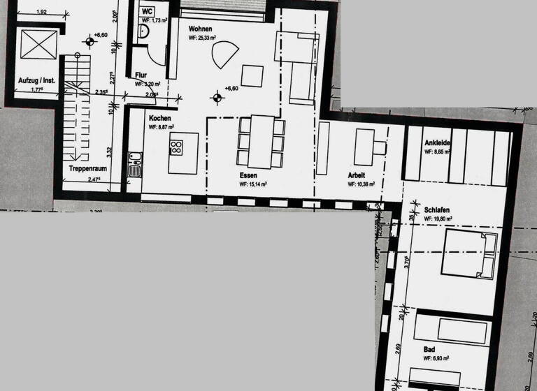 Bürofläche zur Miete provisionsfrei 1.600 € 120 m² Bürofläche Telegraphengasse 1 Innenstadt Fulda 36041
