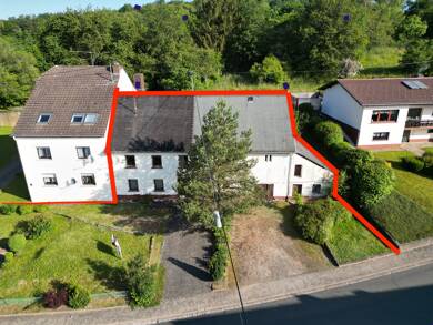 Einfamilienhaus zum Kauf 59.000 € 5 Zimmer 115,2 m² 1.367 m² Grundstück Braunshausen Nonnweiler / Braunshausen 66620