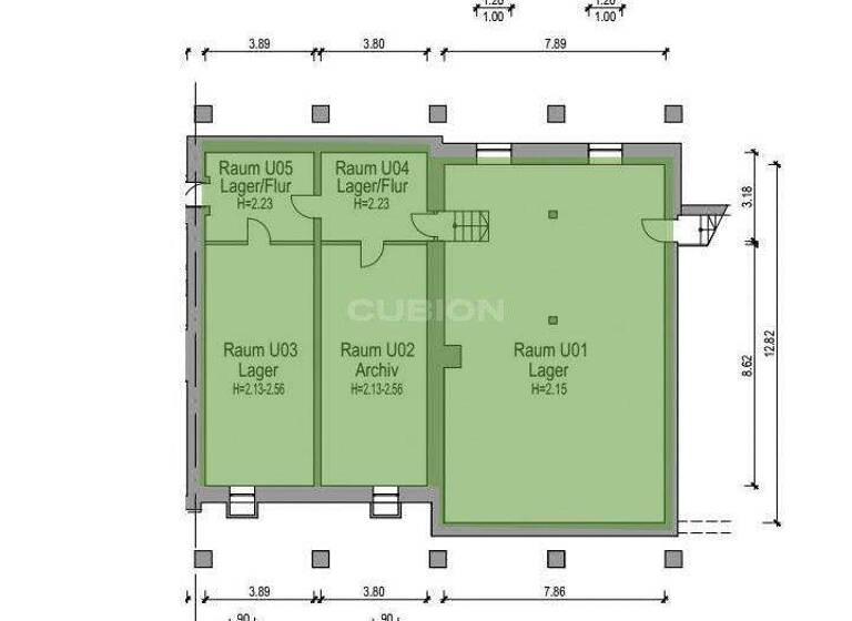 Büro zur Miete provisionsfrei 274 m² Bürofläche teilbar ab 274 m² Kray Essen 45307