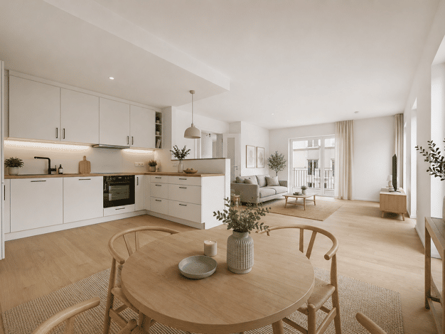 Wohnung zur Miete - Erstbezug 2.422 € 4 Zimmer 125 m² 1. Geschoss frei ab sofort Geschwister-Scholl-Straße 56 Brandenburger Vorstadt Potsdam 14471