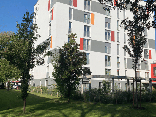 Wohnung zur Miete 673 € 1 Zimmer 38 m² 6. Geschoss frei ab sofort Schleißheimer Straße 450 Milbertshofen-Am Hart München 80935