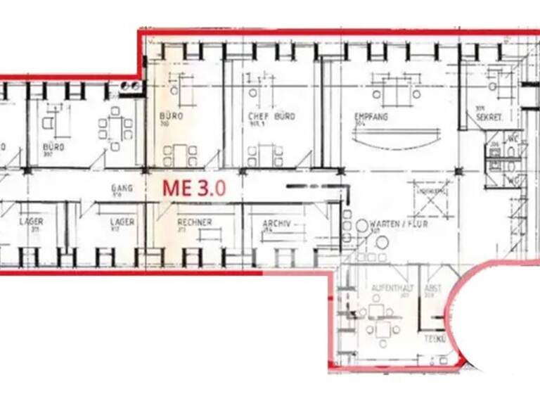Büro zur Miete provisionsfrei 17,50 € 400 m² Bürofläche teilbar ab 400 m² Süd Ludwigsburg 71638