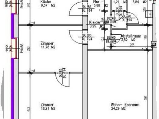 Wohnung zur Miete 346 € 3 Zimmer 79,1 m² EG Arbeitergasse 6 Krems an der Donau 3500
