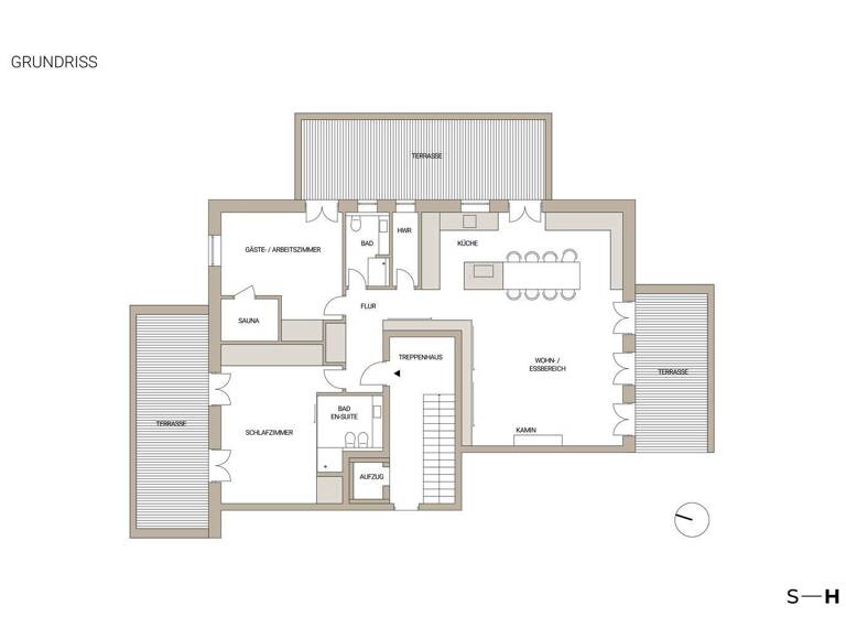 Wohnung zum Kauf 1.499.000 € 3 Zimmer 155 m² 2. Geschoss Nienstedten Hamburg 22609