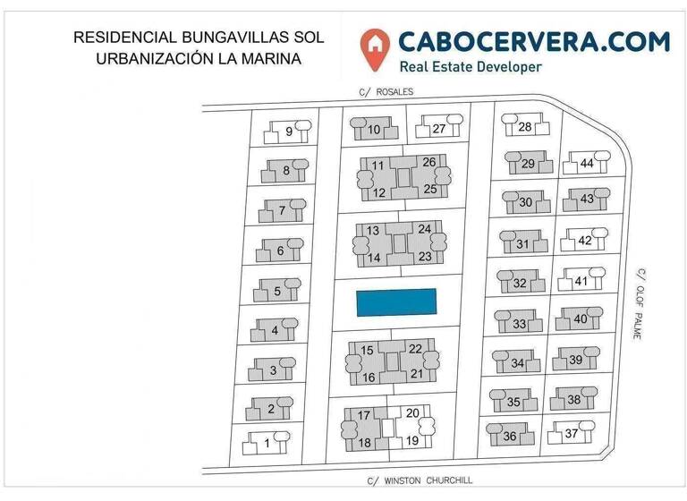 Villa zum Kauf provisionsfrei 280.000 € 3 Zimmer 109 m² Calle Oolf Palme San Fulgencio 03177