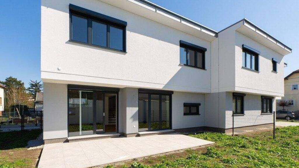 Doppelhaushälfte zur Miete - Erstbezug 2.529 € 4 Zimmer 132,9 m² 278 m² Grundstück Audorfgasse Wien 1210