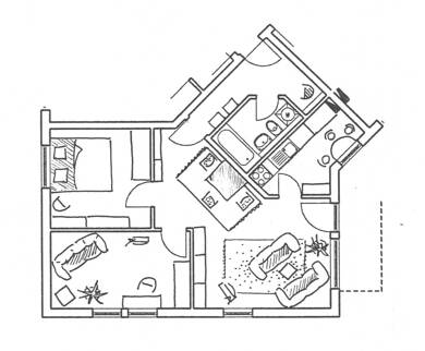 Terrassenwohnung zur Miete 675 € 4 Zimmer 95 m² 2. Geschoss frei ab 01.08.2025 Falkensteinstr. 2 Schramberg Schramberg 78713