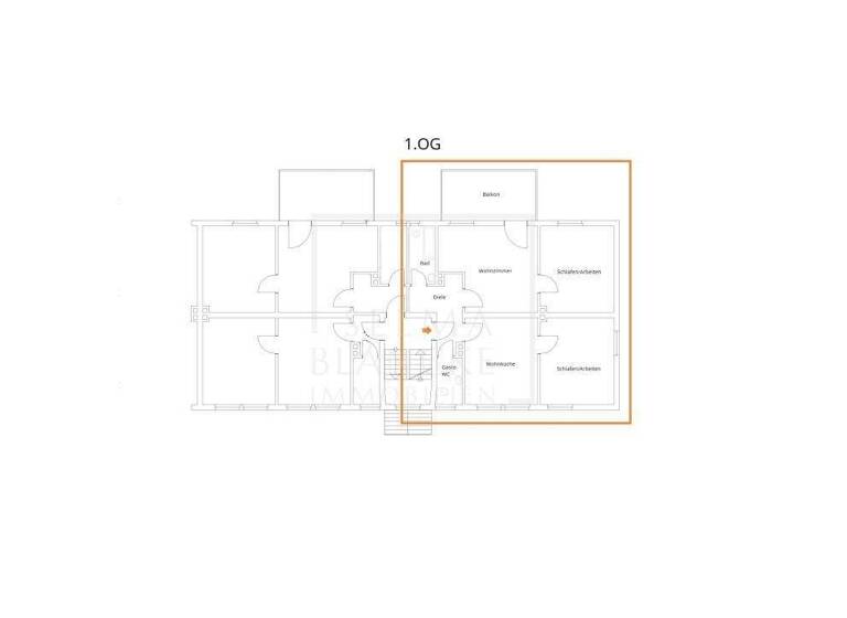 Wohnung zur Miete 727 € 3 Zimmer 78,6 m² 1. Geschoss frei ab sofort Weidenberg 95466