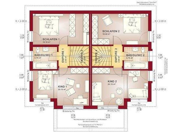 Haus zum Kauf 684.920 € 8 Zimmer 259 m² 529 m² Grundstück Heiden 46359