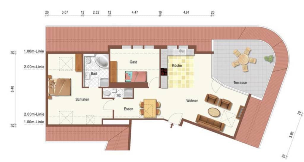 Wohnung zur Miete Wohnen auf Zeit 2.999 € 4 Zimmer 120 m²<br/>Wohnfläche 11.02.2025<br/>Verfügbarkeit Weseler Straße Düsseltal Düsseldorf 40239