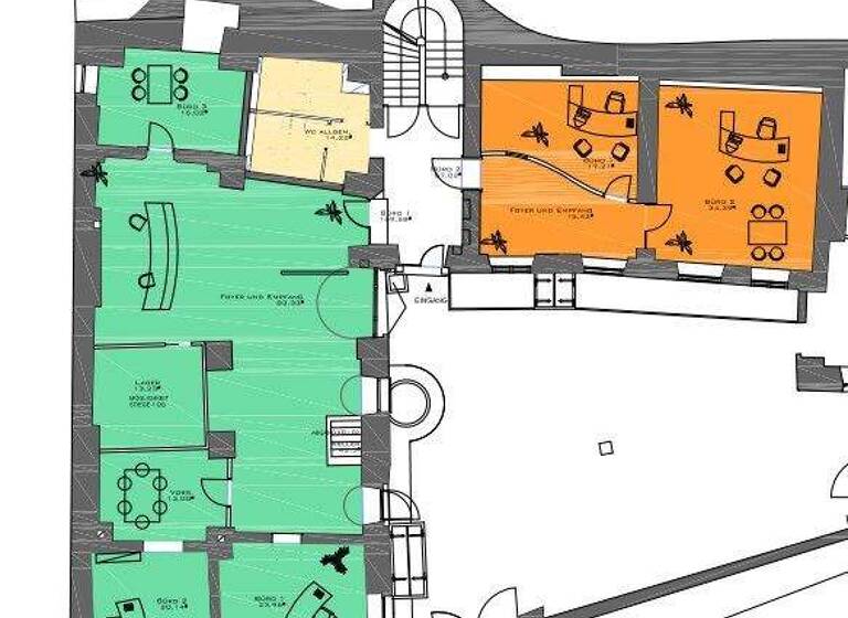 Bürofläche zur Miete 11,50 € 250,9 m² Bürofläche Innere Stadt Graz 8010