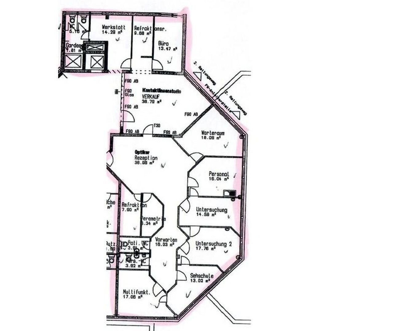 Bürofläche zur Miete provisionsfrei 252 m²<br/>Bürofläche Gerhard-Malina-Straße 1a Blumenviertel Dinslaken 46537