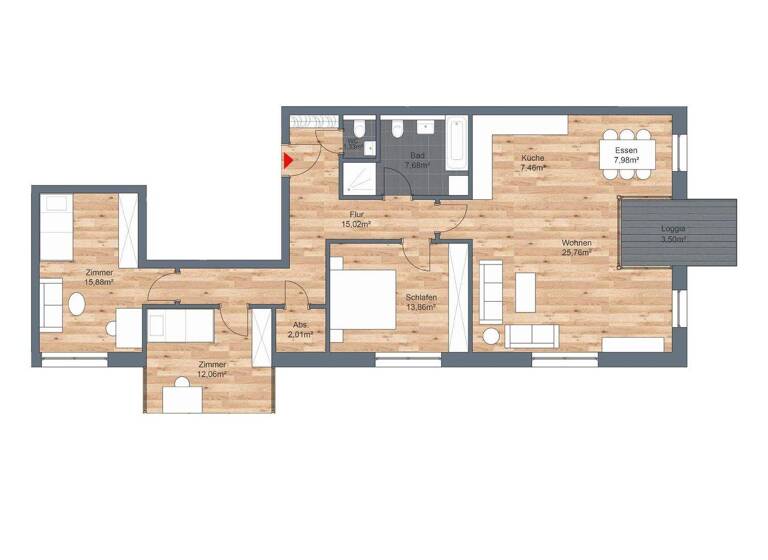 Wohnung zum Kauf - Erstbezug 799.500 € 4 Zimmer 112,5 m² Gehlsdorf Rostock 18147