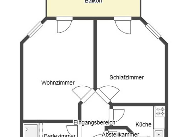 Wohnung zum Kauf 159.000 € 2 Zimmer 46,2 m² 1. Geschoss Kröpelin 18236