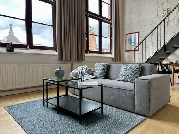 Wohnung zur Miete Wohnen auf Zeit 1.250 € 2 Zimmer 72 m² frei ab sofort Schleußig Leipzig 04229
