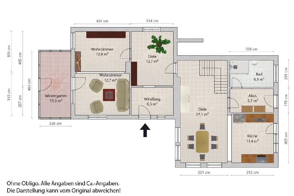 Einfamilienhaus zum Kauf 339.000 € 6 Zimmer 159,1 m²<br/>Wohnfläche 936 m²<br/>Grundstück Neuengroden Wilhelmshaven-Siebethsburg 26386