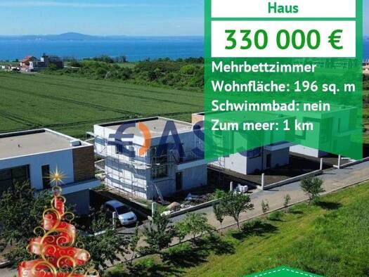 Haus zum Kauf provisionsfrei 330.000 € 4 Zimmer 196 m² Pomorie